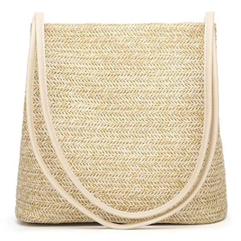 AUAU-Women's Handbag Fashion Beautiful Straw Woven Tote Large Summer Beach Shoulder Bag, Beige
AUAU-Women's Handbag Fashion Beautiful Straw Woven Tote Large Summer Beach Shoulder Bag, Beige