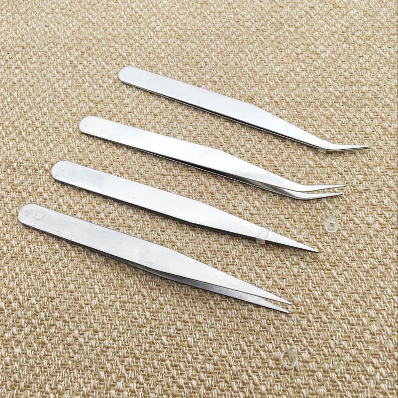 WIWI 1Pcs 12.5cm Stainless Steel Straight Tweezers DIY Tools Pointed Elbow Tweezers Repair Jewelry Hobby Craft
WIWI 1Pcs 12.5cm Stainless Steel Straight Tweezers DIY Tools Pointed Elbow Tweezers Repair Jewelry Hobby Craft