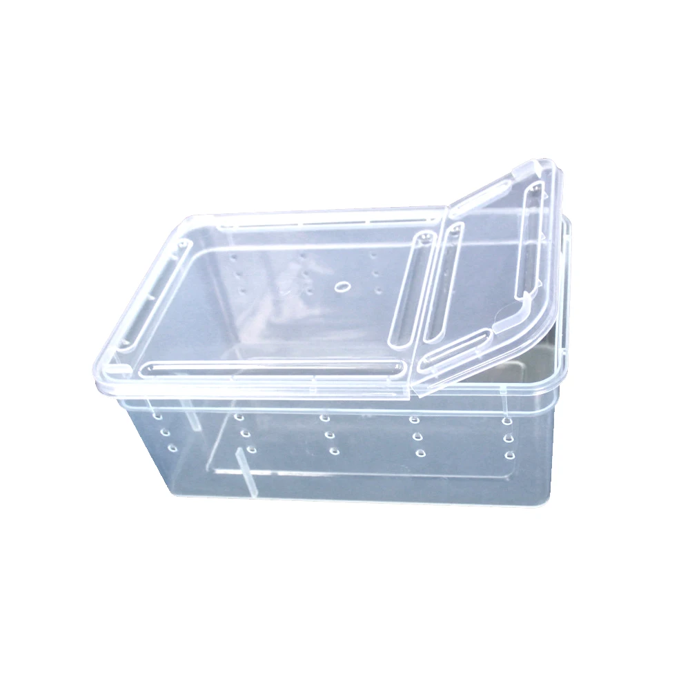 2019 19*12.5*7.5CM High quality Small Reptile Pets Feeding Cage Box Plastic for Habitat lizard insect Amphibian Frog Spider
2019 19*12.5*7.5CM High quality Small Reptile Pets Feeding Cage Box Plastic for Habitat lizard insect Amphibian Frog Spider
