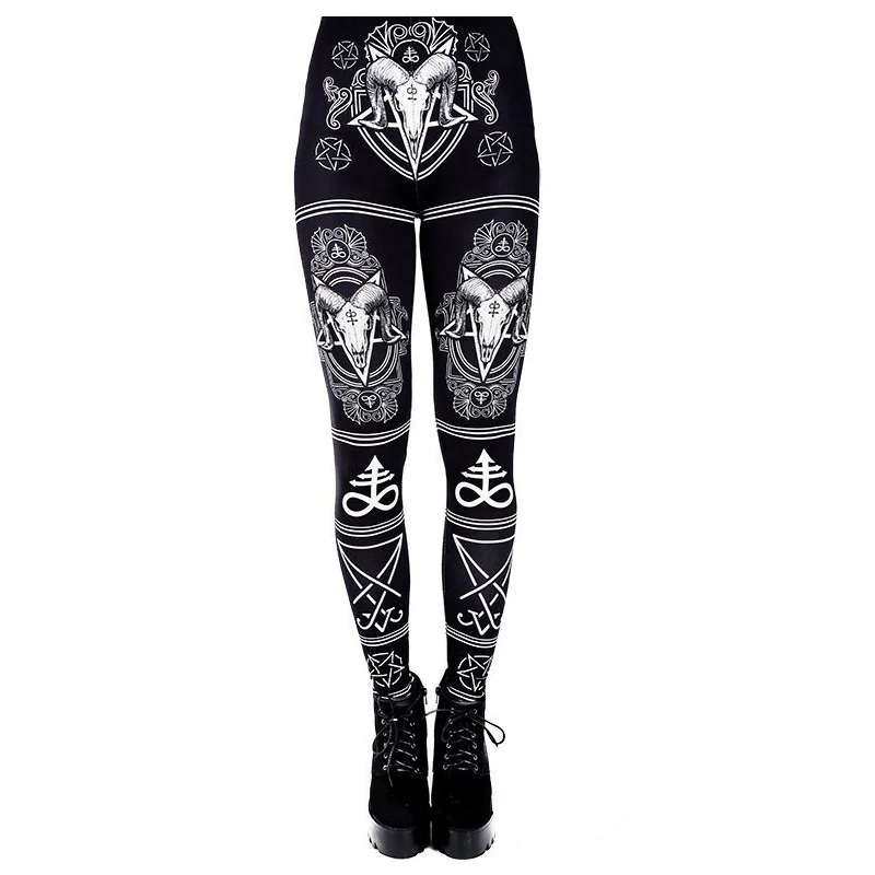 Sexy Summer Women Fitness Leggings Streetwear Gothic Sigil Satan Goat Head God Printed Casual Leggings Push Up Plus Size
Sexy Summer Women Fitness Leggings Streetwear Gothic Sigil Satan Goat Head God Printed Casual Leggings Push Up Plus Size