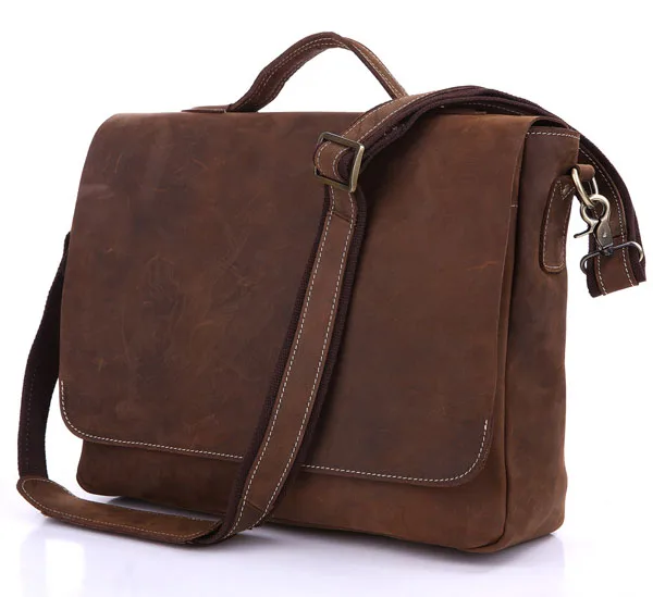 Nesitu Vintage Genuine Crazy Horse Leather Men Briefcase Portfolio Cowhide Messenger bags 14 inch Laptop Bag #M7108
Nesitu Vintage Genuine Crazy Horse Leather Men Briefcase Portfolio Cowhide Messenger bags 14 inch Laptop Bag #M7108