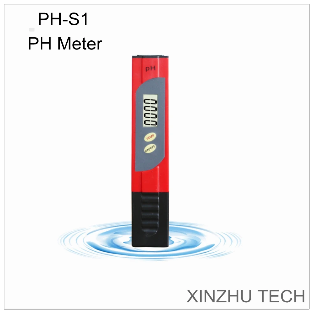 NEW PH-S1 Manual calibration PH Meter Protable LCD Digital Red PH Meter Pen of Tester accuracy 0.01 Aquarium Pool
NEW PH-S1 Manual calibration PH Meter Protable LCD Digital Red PH Meter Pen of Tester accuracy 0.01 Aquarium Pool