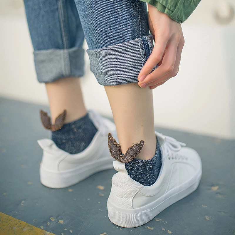 2018 Spring Summer New Traces Three-dimensional Angel Ear Cotton Happy Women's Socks Pure Silver Onion Ladies Boat Short Socks
2018 Spring Summer New Traces Three-dimensional Angel Ear Cotton Happy Women's Socks Pure Silver Onion Ladies Boat Short Socks