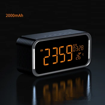 Bluetooth Speaker Snooze Digital Alarm Clock AUX TF Card Play Thermometer Large LED Display for Bedroom Kitchen Hotel Table Desk
Bluetooth Speaker Snooze Digital Alarm Clock AUX TF Card Play Thermometer Large LED Display for Bedroom Kitchen Hotel Table Desk