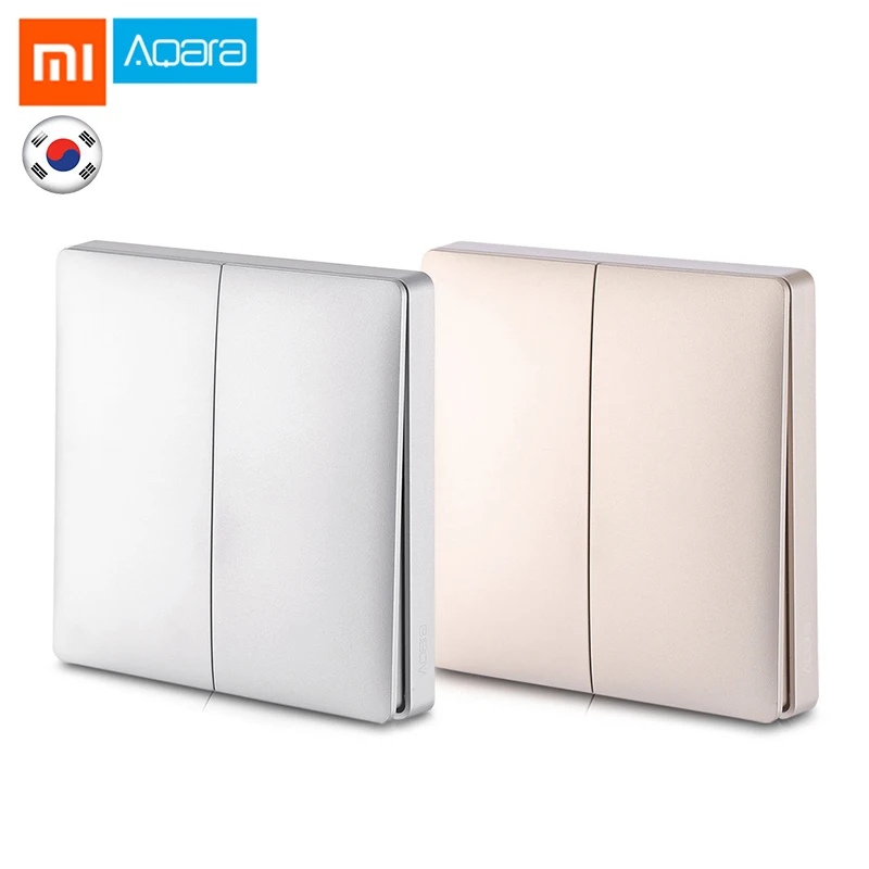 Xiaomi Aqara Double Key Version Home Switch Panel Wall Intelligent Linkage Light Control Wall Switch Zero Fire For Smart Home
Xiaomi Aqara Double Key Version Home Switch Panel Wall Intelligent Linkage Light Control Wall Switch Zero Fire For Smart Home