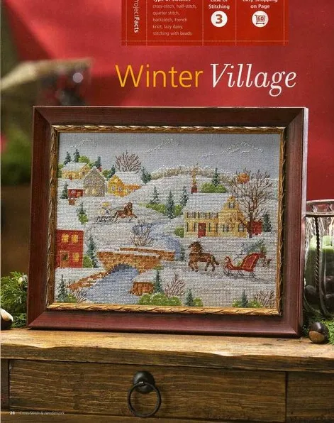 Top Quality Beautiful Lovely Counted Cross Stitch Kit Winter Village Town City Snow Winter Carriage Coach Cab
Top Quality Beautiful Lovely Counted Cross Stitch Kit Winter Village Town City Snow Winter Carriage Coach Cab