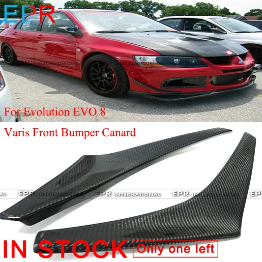 Carbon Canard For Nissan Evolution 8 Varis Carbon Fiber Front Bumper Canard Body Kits Tuning Trim For EVO 8 Racing Part
Carbon Canard For Nissan Evolution 8 Varis Carbon Fiber Front Bumper Canard Body Kits Tuning Trim For EVO 8 Racing Part