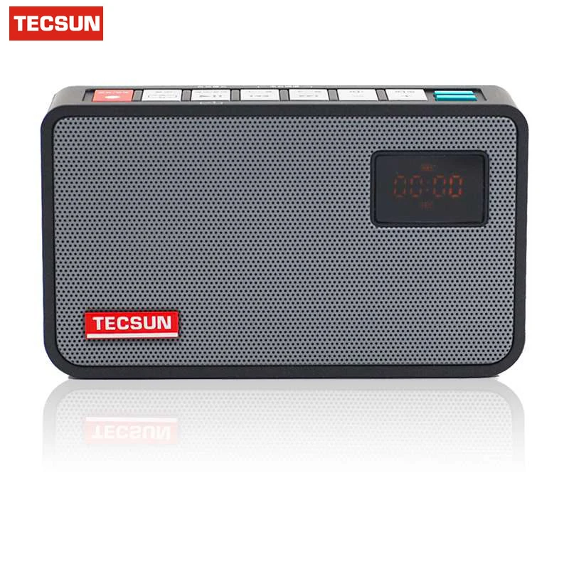 Tecsun ICR 100 ICR100 аудиомагнитофон рекордер мини радио FM TF SD карта динамик портативное