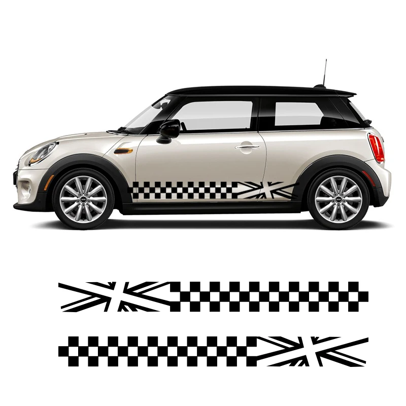 2 PCS Cooper Vinyl Car Styling Side Stripes Skirt Sticker Vehicle Auto Decals Stripe Wraps Body Graphics For Mini Cooper
2 PCS Cooper Vinyl Car Styling Side Stripes Skirt Sticker Vehicle Auto Decals Stripe Wraps Body Graphics For Mini Cooper