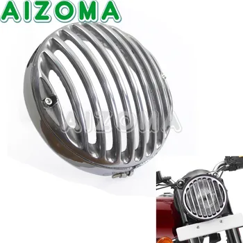 Custom Aluminum Polish Headlight Grill Guard 4.5" Motorcycle Headlamp Protector For Harley Cafe Racer Bobber Vintage Universal
Custom Aluminum Polish Headlight Grill Guard 4.5" Motorcycle Headlamp Protector For Harley Cafe Racer Bobber Vintage Universal