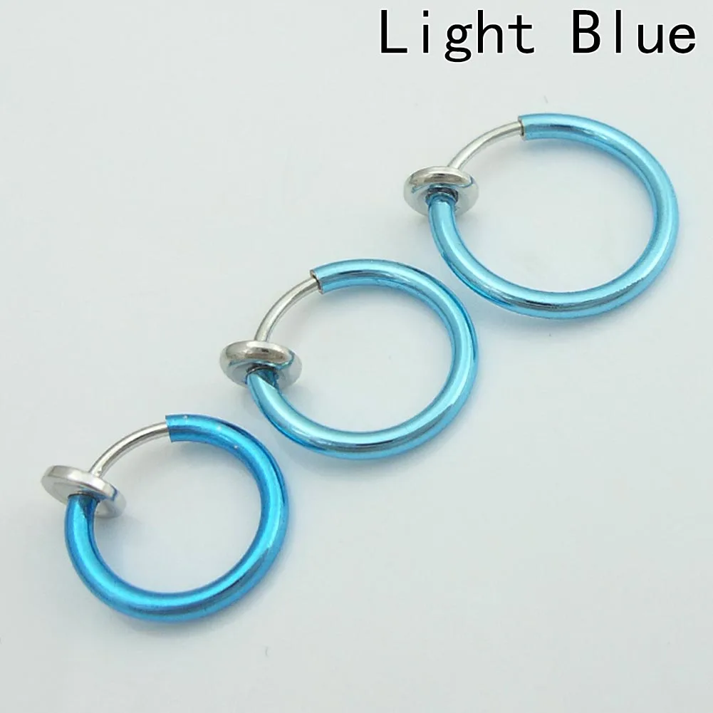 New No Holes! Fake, Non Piercing Spring Hoops Jewelry (Lip, Ears, Nose) Clip On One Piece
New No Holes! Fake, Non Piercing Spring Hoops Jewelry (Lip, Ears, Nose) Clip On One Piece