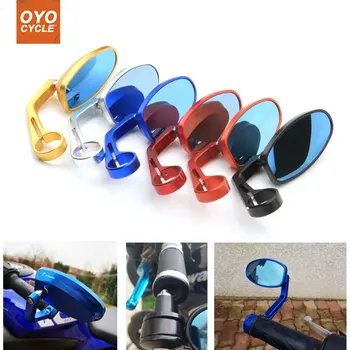 Motorcycle Mirrors Blue Glass 22mm Handlebar Rearview For Kawasaki z750 z900 z800 er6n z1000 ZX6R ZX9R Bar End Mirror Rear view
Motorcycle Mirrors Blue Glass 22mm Handlebar Rearview For Kawasaki z750 z900 z800 er6n z1000 ZX6R ZX9R Bar End Mirror Rear view