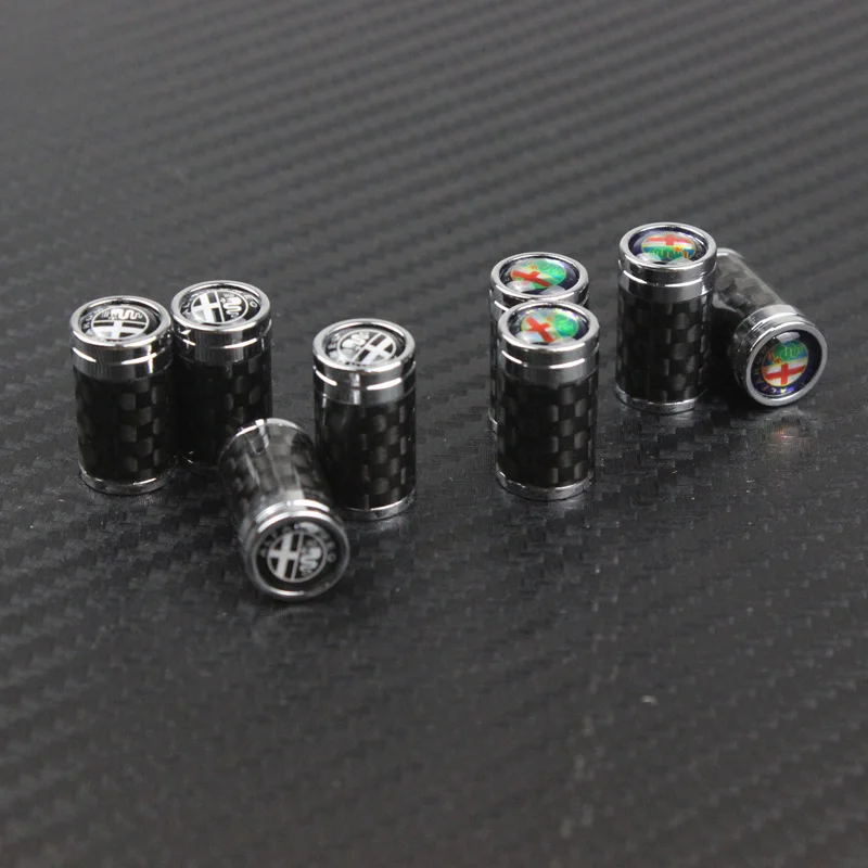 4 X Car-Styling Carbon fibre Car Wheel Tire Valve Tyre Caps Case for Alfa Romeo Mito 147 156 159 166 Giulietta Giulia GT Stelvio
4 X Car-Styling Carbon fibre Car Wheel Tire Valve Tyre Caps Case for Alfa Romeo Mito 147 156 159 166 Giulietta Giulia GT Stelvio