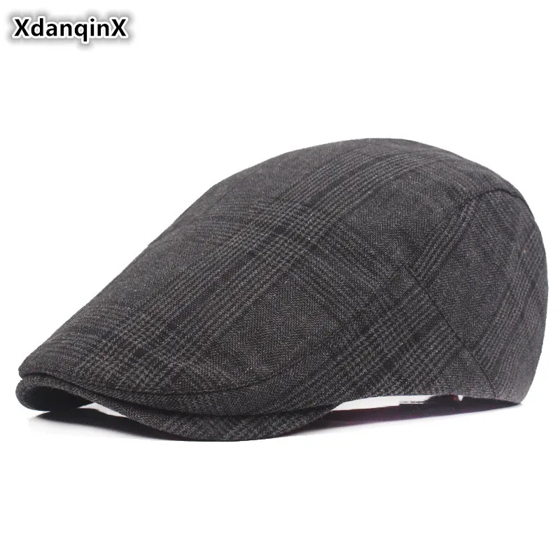 XdanqinX 2019 Autumn New Cotton Men's Plaid Berets Fashion Trend Couple Hat Adjustable Size Women's Sports Cap Bone Snapback Cap
XdanqinX 2019 Autumn New Cotton Men's Plaid Berets Fashion Trend Couple Hat Adjustable Size Women's Sports Cap Bone Snapback Cap