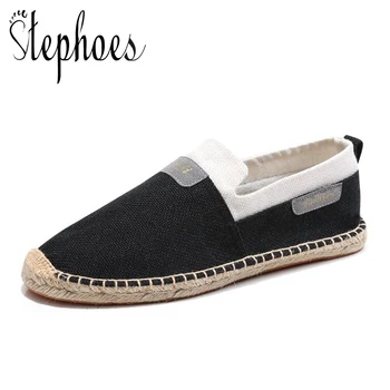 Stephoes Luxury Brand Men Fashion Hemp Breathable Slip on Fisherman Shoes Male Espadrilles Moccasins Flax Loafers Size 39-45
Stephoes Luxury Brand Men Fashion Hemp Breathable Slip on Fisherman Shoes Male Espadrilles Moccasins Flax Loafers Size 39-45