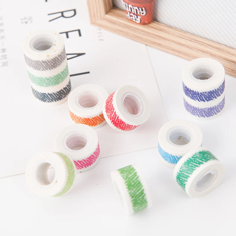 12 Color/set Crayon Masking Tape 1.2mm Slim Decorative Paper Washi Tapes for Diary Album School Supplies Stationery
12 Color/set Crayon Masking Tape 1.2mm Slim Decorative Paper Washi Tapes for Diary Album School Supplies Stationery