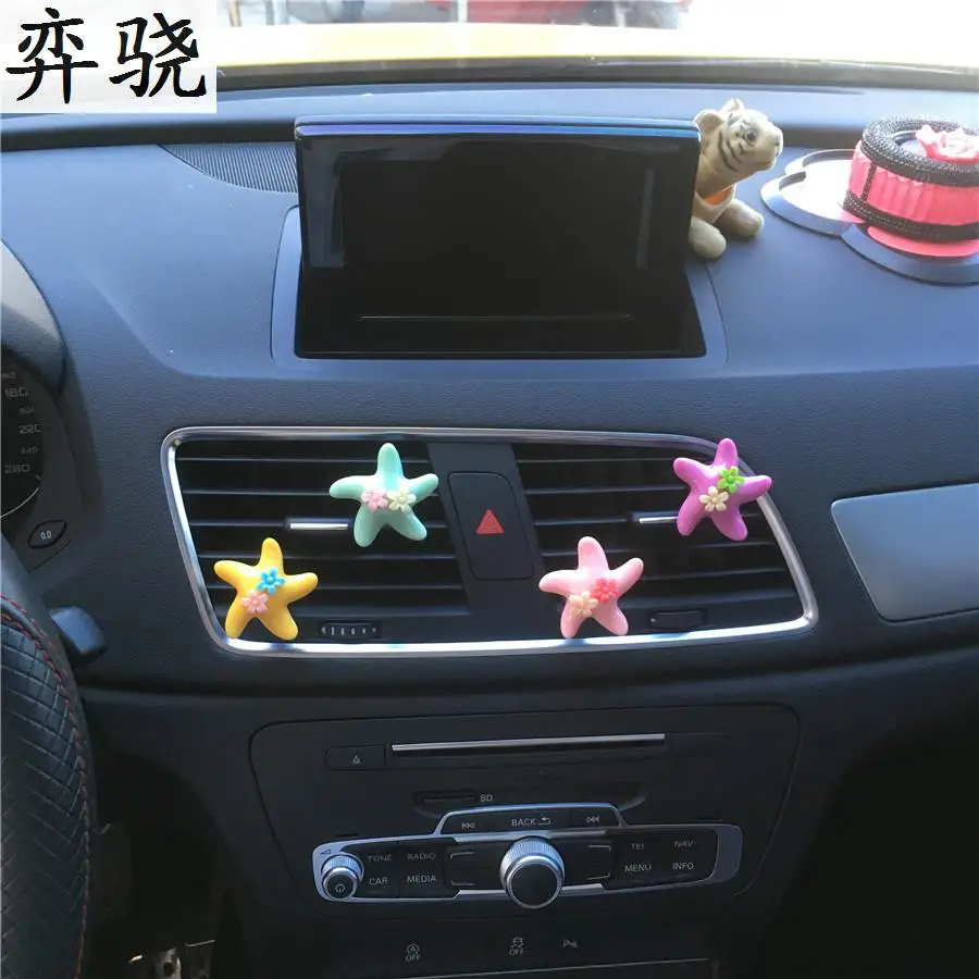 Lovely starfish flowers Automobile styling Decorative perfume Beautiful lady car perfume car air conditioner perfume Clip
Lovely starfish flowers Automobile styling Decorative perfume Beautiful lady car perfume car air conditioner perfume Clip