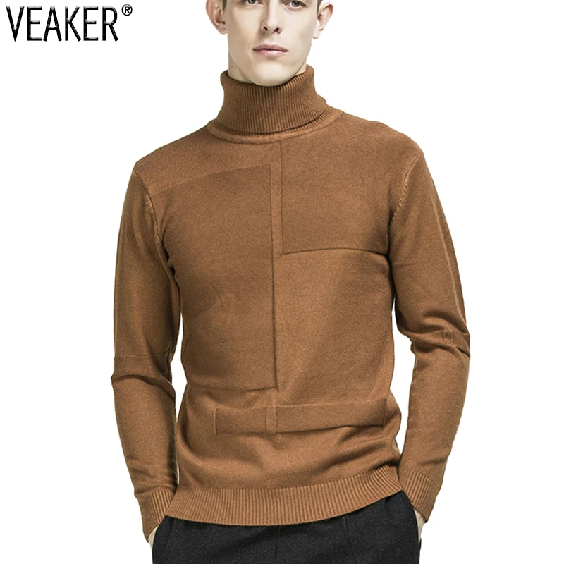 2019 Autumn winter Men's Turtleneck sweaters high neck sweaters pullover Male knitwear Long Sleeve knitted Tops pullovers M-3XL
2019 Autumn winter Men's Turtleneck sweaters high neck sweaters pullover Male knitwear Long Sleeve knitted Tops pullovers M-3XL