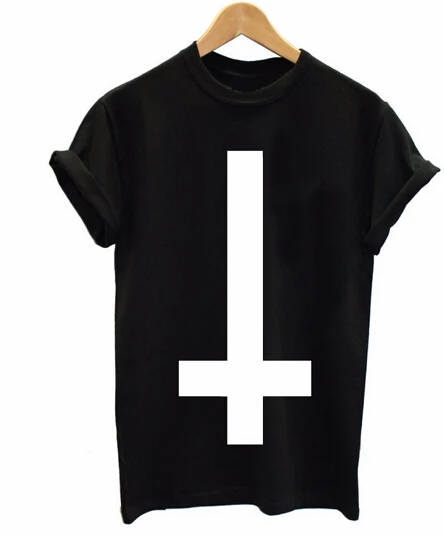 Inverted Cross Printed Men T Shirt Religion Swag Hipster Girl Retro Tshirt Cotton Custom Tee Shirt For Men Women Plus Size
Inverted Cross Printed Men T Shirt Religion Swag Hipster Girl Retro Tshirt Cotton Custom Tee Shirt For Men Women Plus Size