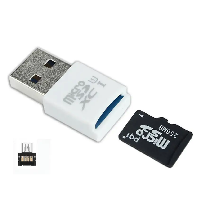 High Quality MINI 5Gbps Super Speed Card Reader USB 3.0 +OTG Micro SD/SDXC TF Cardreaders Adapter White May01 
High Quality MINI 5Gbps Super Speed Card Reader USB 3.0 +OTG Micro SD/SDXC TF Cardreaders Adapter White May01
