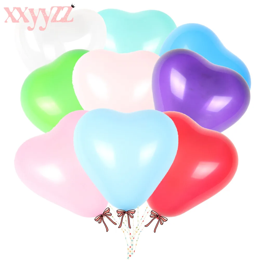 XXYYZZ 10pcs/lot Romantic Heart Shaped Love Latex Air Balloons Helium Balloon Birthday Wedding Decoration Balloons Inflatable
XXYYZZ 10pcs/lot Romantic Heart Shaped Love Latex Air Balloons Helium Balloon Birthday Wedding Decoration Balloons Inflatable