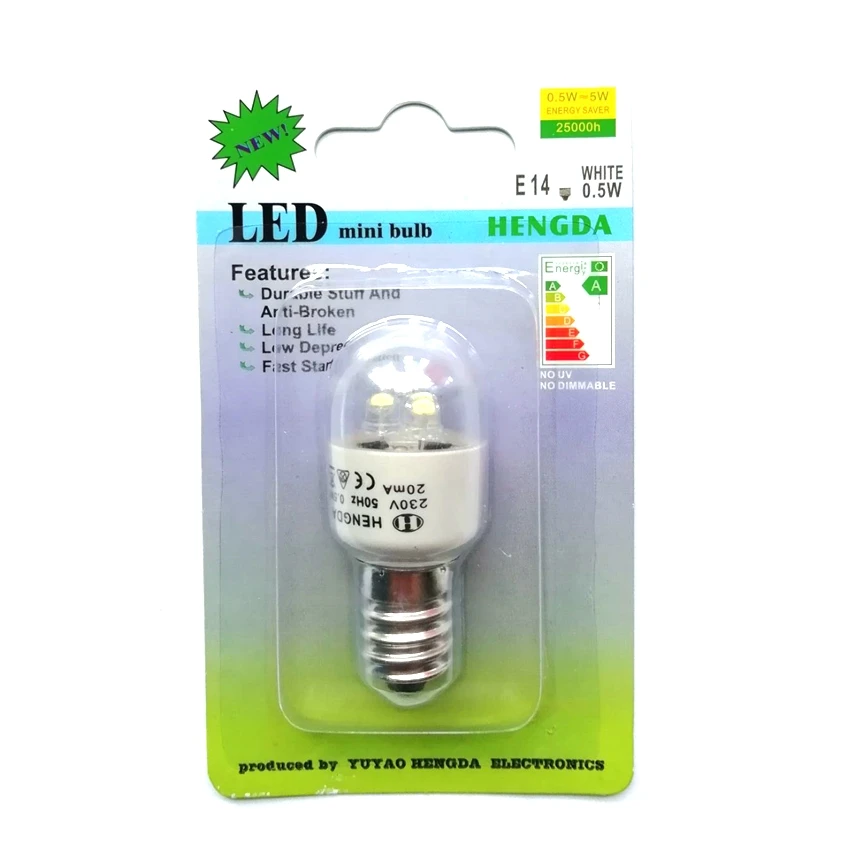 Household sewing machine parts LED Blubs With 3 beads 0.5W Universal Screw on Sewing Machine Light Bulb E14
Household sewing machine parts LED Blubs With 3 beads 0.5W Universal Screw on Sewing Machine Light Bulb E14