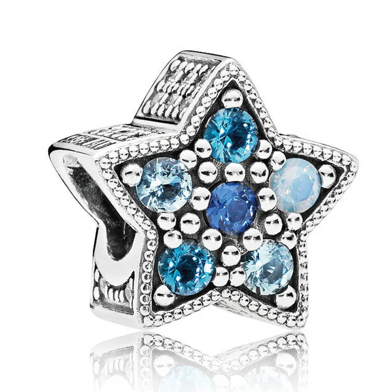 Authentic S925 Silver DIY Jewelry Bright Star Charms fit Pandora Bracelet Girl Lady Birthday Gift Multi-Colored Crystals
Authentic S925 Silver DIY Jewelry Bright Star Charms fit Pandora Bracelet Girl Lady Birthday Gift Multi-Colored Crystals