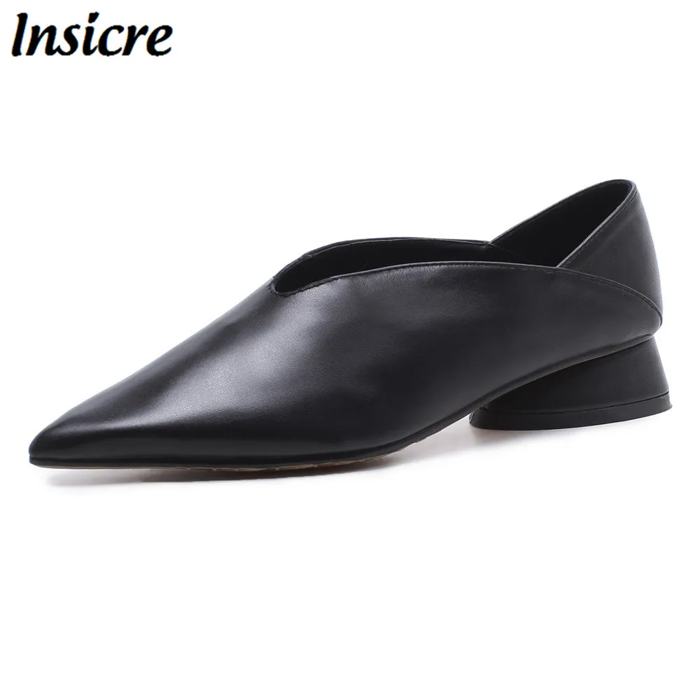 Insicre women pumps spring/autumn full genuine leather retro casual shoes low heel pumps large size 33-43 slip-on cow leather
Insicre women pumps spring/autumn full genuine leather retro casual shoes low heel pumps large size 33-43 slip-on cow leather