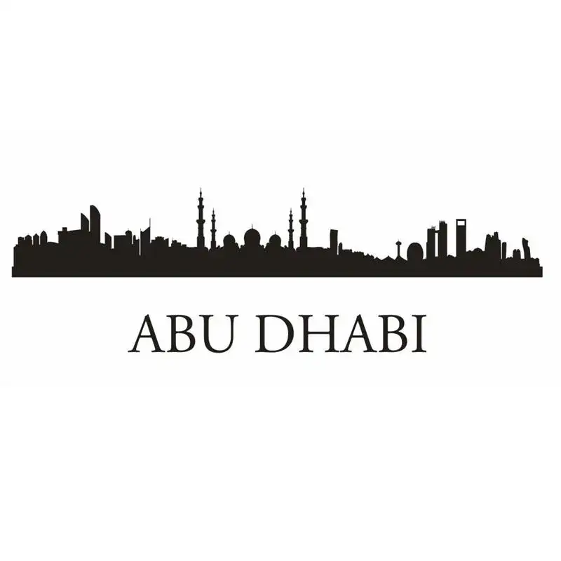 ABU DHABI City Decal Landmark Skyline Wall Stickers Sketch Decals Poster Parede Home Decor Sticker
ABU DHABI City Decal Landmark Skyline Wall Stickers Sketch Decals Poster Parede Home Decor Sticker