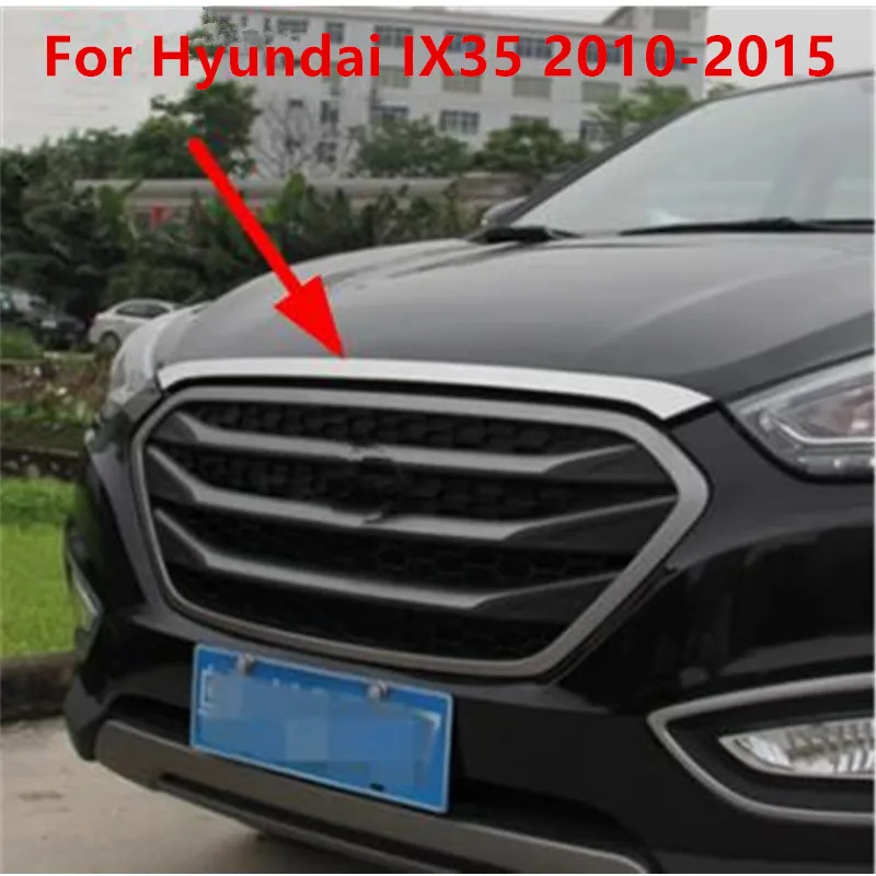 Stainless steel Front Grille Hood Engine Cover Trim car styling For Hyundai IX35 2010-2015 accessories 1PCS
Stainless steel Front Grille Hood Engine Cover Trim car styling For Hyundai IX35 2010-2015 accessories 1PCS