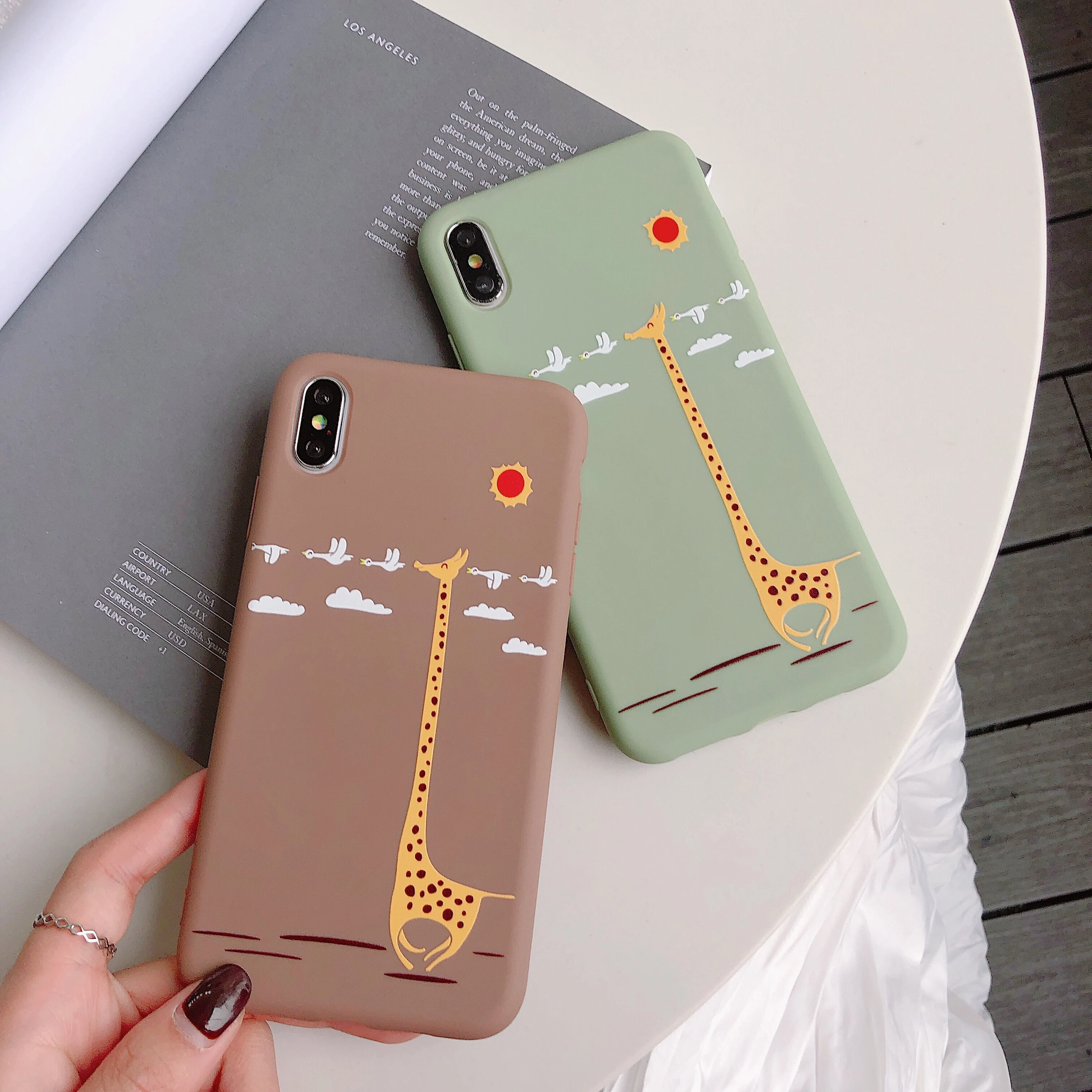 Candy soft phone case for iphone 7 8 6 6s plus cartoon giraffe cute silicone for iphone 7 8 6 6s plus coque cases cover
Candy soft phone case for iphone 7 8 6 6s plus cartoon giraffe cute silicone for iphone 7 8 6 6s plus coque cases cover