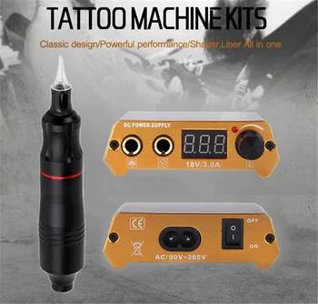 Biomaser Tattoo Machine Professional Rotary Tattoo Kit Machine Gun Mote 3A Mini Tattoo Power Supply
Biomaser Tattoo Machine Professional Rotary Tattoo Kit Machine Gun Mote 3A Mini Tattoo Power Supply