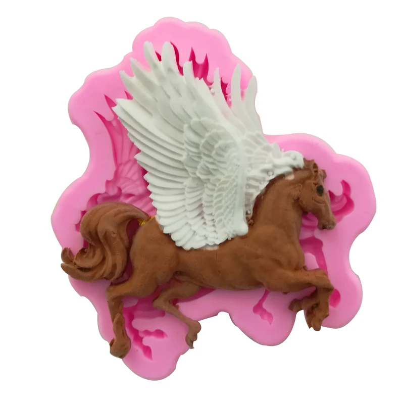 9644 Pegasus Horse with Wings Silicone Fondant Mold Sugar Mold Chocolate Mold Cake DIY Tool
9644 Pegasus Horse with Wings Silicone Fondant Mold Sugar Mold Chocolate Mold Cake DIY Tool