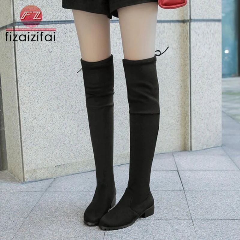 fizaizifai Sexy Women High Heels Boots Lace Up Flock Leather Leapord Over Knee Boots Party Club Shoes Women Footwear Size 34-43
fizaizifai Sexy Women High Heels Boots Lace Up Flock Leather Leapord Over Knee Boots Party Club Shoes Women Footwear Size 34-43