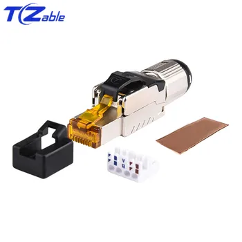 Ethernet Connector Cat7 RJ45 Connector 10G 600MHz Network Plug Shielded RJ45 Adapter 8p8c Computer Cables Connector
Ethernet Connector Cat7 RJ45 Connector 10G 600MHz Network Plug Shielded RJ45 Adapter 8p8c Computer Cables Connector