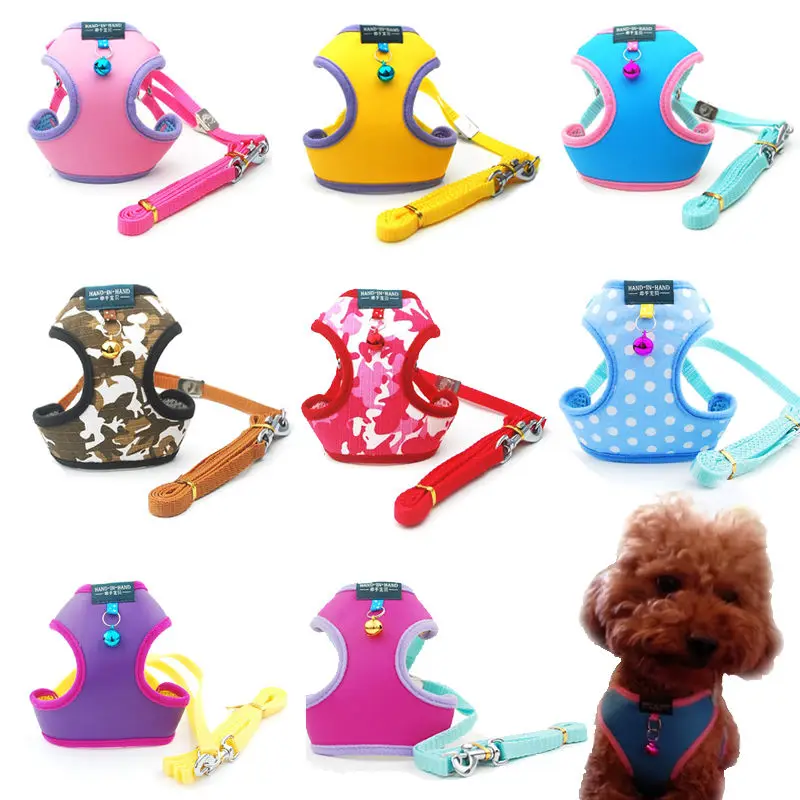 JANPET Small Cat Pet Dog Harness Puppy Soft Mesh Fabric Adjustable Harness Lead Leash with Clip
JANPET Small Cat Pet Dog Harness Puppy Soft Mesh Fabric Adjustable Harness Lead Leash with Clip