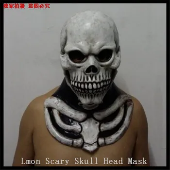 Halloween Party Mask Skeleton Skull Pirate Latex Face Mask Scary Halloween Masquerade Party Cosplay Mask Mascaras White&Grey Toy
Halloween Party Mask Skeleton Skull Pirate Latex Face Mask Scary Halloween Masquerade Party Cosplay Mask Mascaras White&Grey Toy