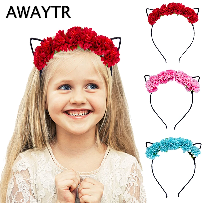 Flower Headbands Women Girls Hair Accessories 2019 Spring Summer Chrysanthemum Cat Ears Hairbands Holiday Beach Cute Headwear
Flower Headbands Women Girls Hair Accessories 2019 Spring Summer Chrysanthemum Cat Ears Hairbands Holiday Beach Cute Headwear