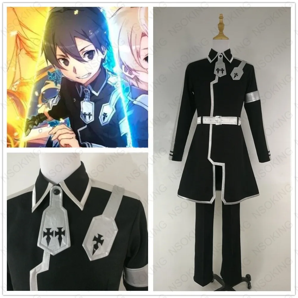 SAO Anime Sword Art Online Alicization Kirigaya Kazuto Cosplay Kirito Costume Custom Made
SAO Anime Sword Art Online Alicization Kirigaya Kazuto Cosplay Kirito Costume Custom Made
