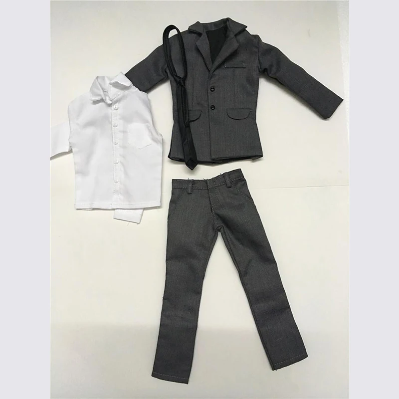 1/6 Scale Men's Grey Suit Coat Pants Shirt Tie Models for 12'' Action Figures Bodies Toys Gifts Accessories DIY
1/6 Scale Men's Grey Suit Coat Pants Shirt Tie Models for 12'' Action Figures Bodies Toys Gifts Accessories DIY
