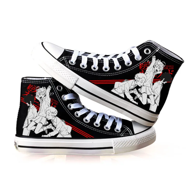 The Promised Yakusoku no Neverland Cosplay Canvas Shoes Printed Norman Emma Sneakers Men Women high top Sneakers
The Promised Yakusoku no Neverland Cosplay Canvas Shoes Printed Norman Emma Sneakers Men Women high top Sneakers
