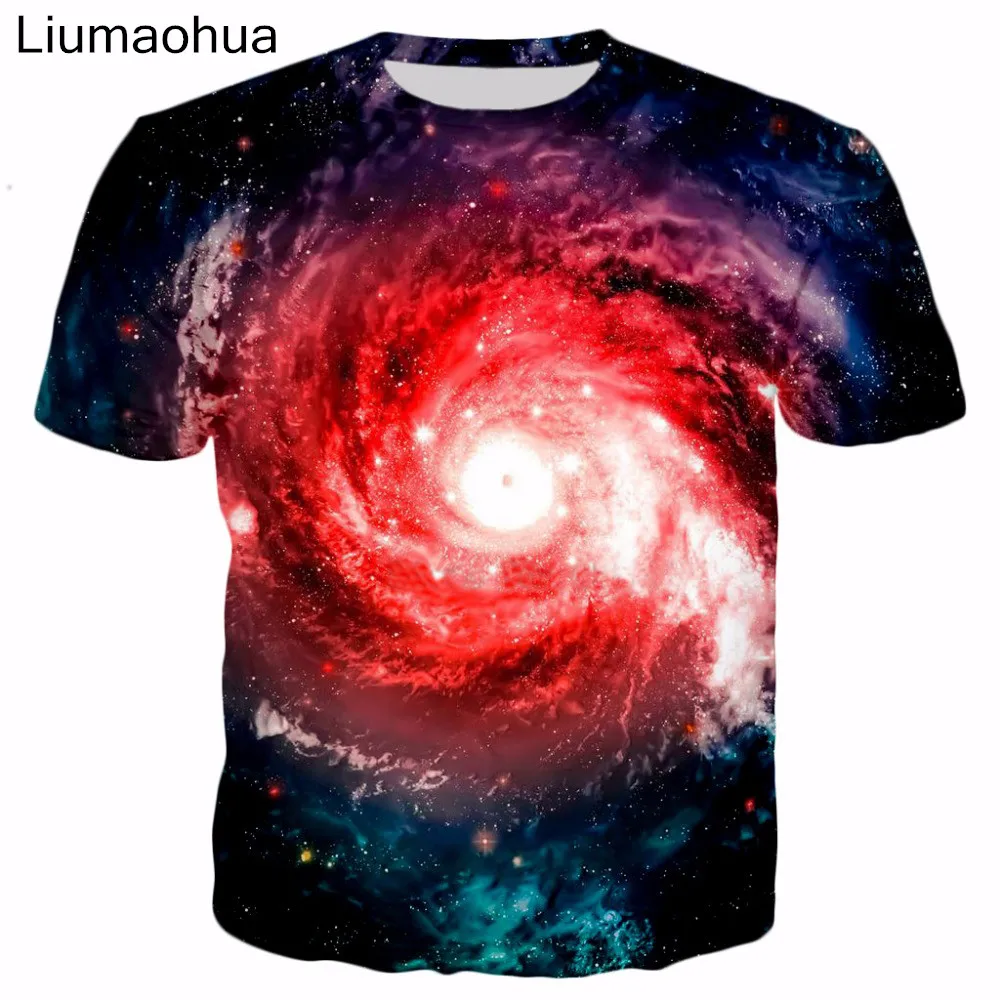 Liumaohua summer new style T-shirts Galaxy Space t shirts Men Women Harajuku Tees Starry sky 3D Print casual t shirt Tops
Liumaohua summer new style T-shirts Galaxy Space t shirts Men Women Harajuku Tees Starry sky 3D Print casual t shirt Tops
