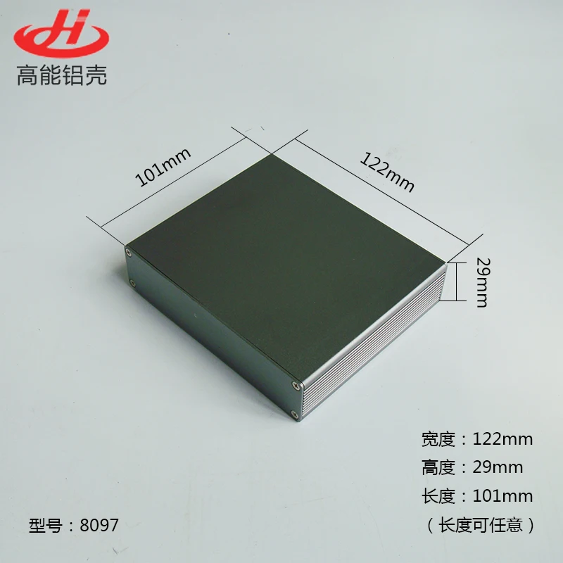 122*29 Router Wireless Device Shell Instrument Aluminum Alloy Shell Aluminum Material Chassis Cooling Box 8097
122*29 Router Wireless Device Shell Instrument Aluminum Alloy Shell Aluminum Material Chassis Cooling Box 8097