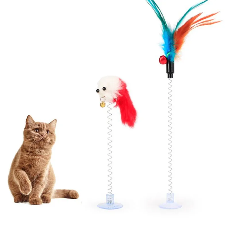 3Pcs Fake Rat Sucker Funny Cat Stick Interactive Elastic Feather Toys Spring Mouse With Feather Shape Cats Toys Stuff Toy Mice
3Pcs Fake Rat Sucker Funny Cat Stick Interactive Elastic Feather Toys Spring Mouse With Feather Shape Cats Toys Stuff Toy Mice