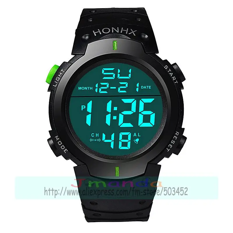 100 шт./лот HONHX 9001 1 новые цифровые часы с большим круглым циферблатом для детей