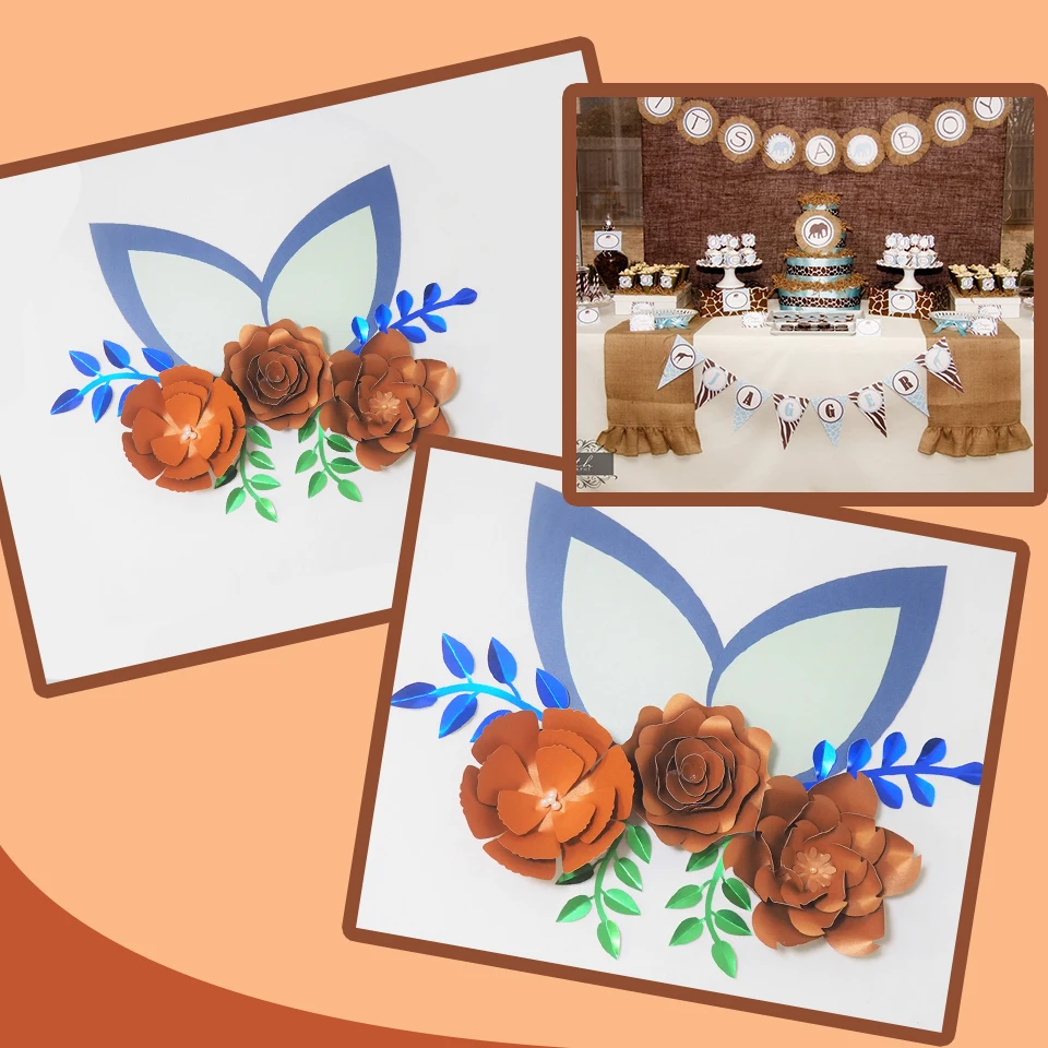 Cardstock Bronze DIY Paper Flowers Leaves Ears Set For Wedding & Event Backdrops Decorations Nursery Wall Deco Video Tutorials
Cardstock Bronze DIY Paper Flowers Leaves Ears Set For Wedding & Event Backdrops Decorations Nursery Wall Deco Video Tutorials