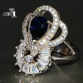 YaYI Jewelry Fashion Princess Cut 5.6 CT Blue Zircon Silver Color Engagement Rings wedding Rings Party Rings
YaYI Jewelry Fashion Princess Cut 5.6 CT Blue Zircon Silver Color Engagement Rings wedding Rings Party Rings