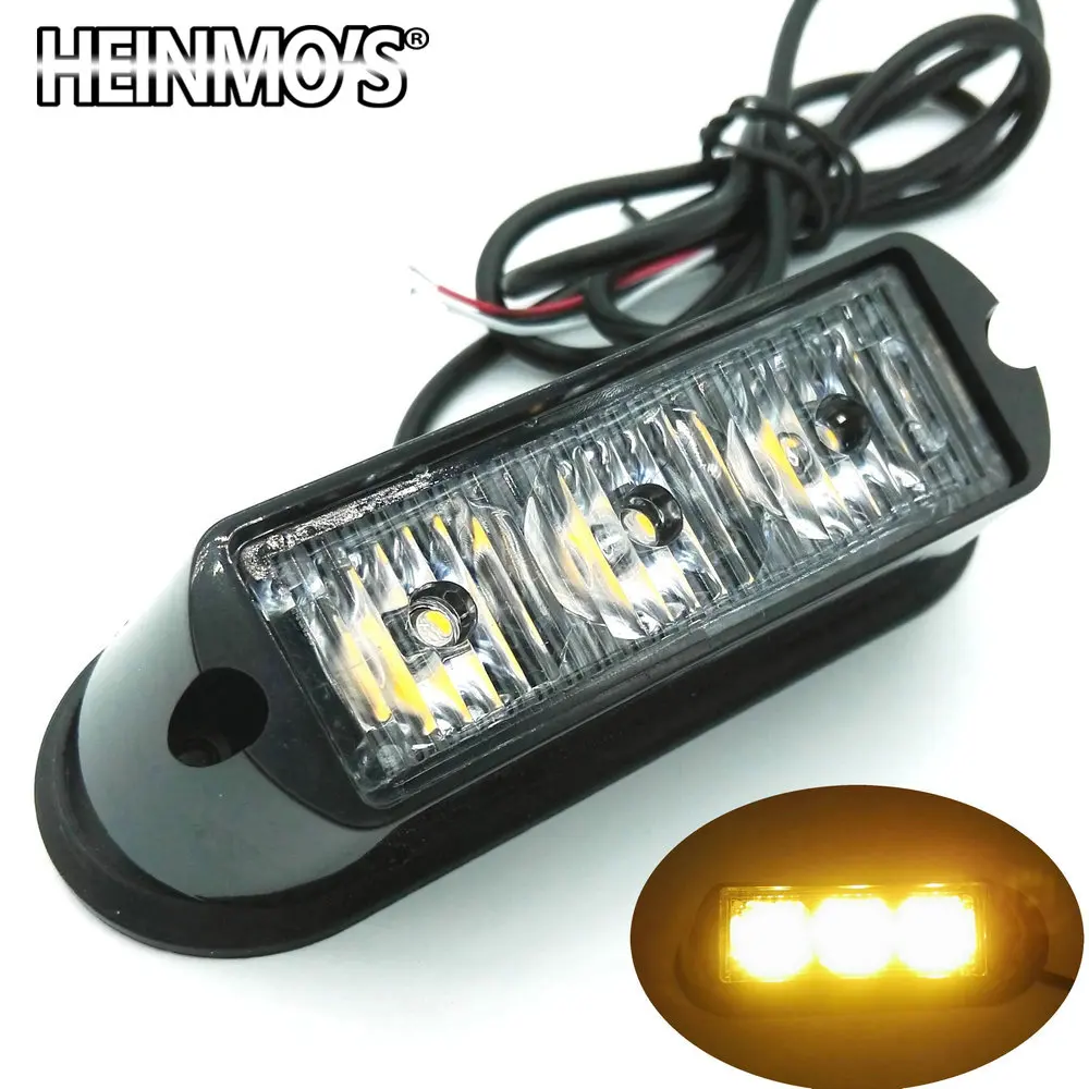 2pcs * 3 led 12V 24V Car Truck Flash fog light, Emergency Warning Light Bulb High Power auto lamp strobe lights
2pcs * 3 led 12V 24V Car Truck Flash fog light, Emergency Warning Light Bulb High Power auto lamp strobe lights