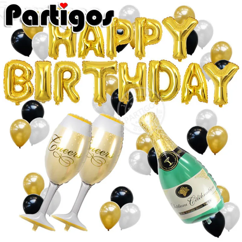 49pcs champagne cup beer bottle foil Balloons Toys Birthday Party Decoration letter happy birthday set 3.2g latex Helium globos
49pcs champagne cup beer bottle foil Balloons Toys Birthday Party Decoration letter happy birthday set 3.2g latex Helium globos