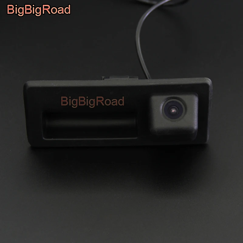 Камера заднего вида BigBigRoad для автомобиля ручка багажника парковочная камера Porsche